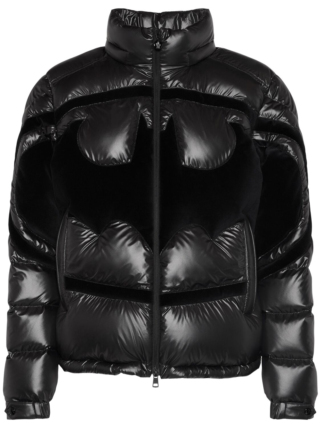 Shop Moncler Solander Shiny Tech Down Jacket In Black