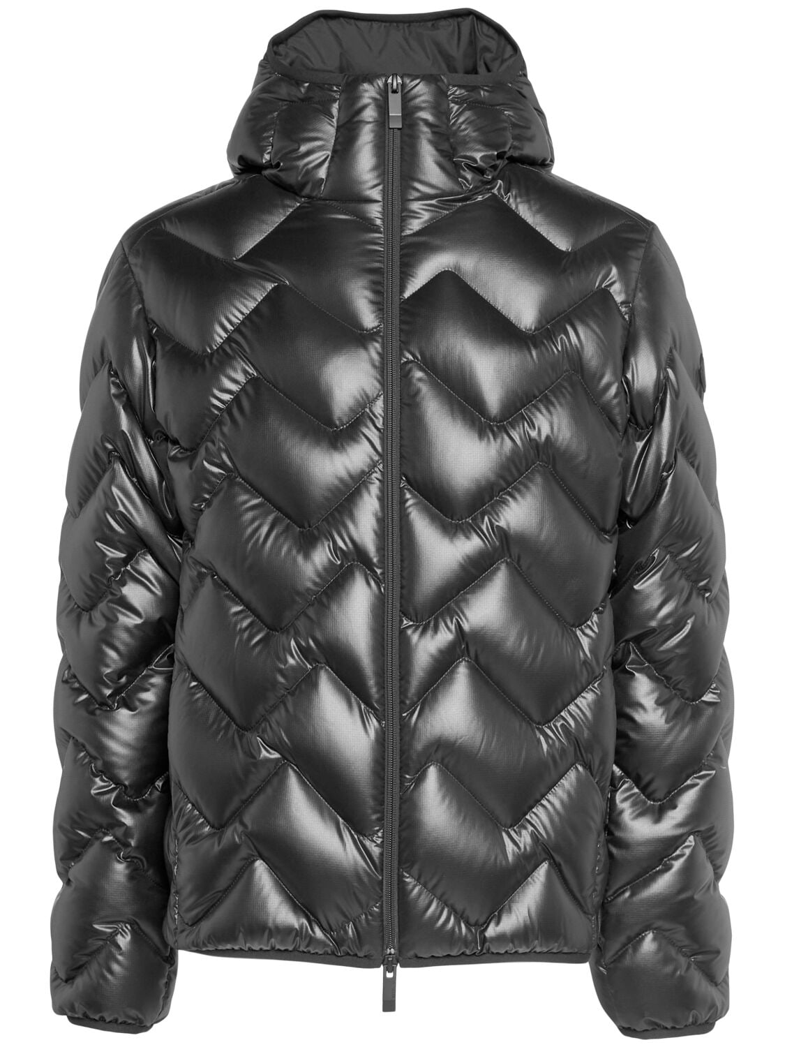 Moncler Laverq Tech Down Jacket In Black