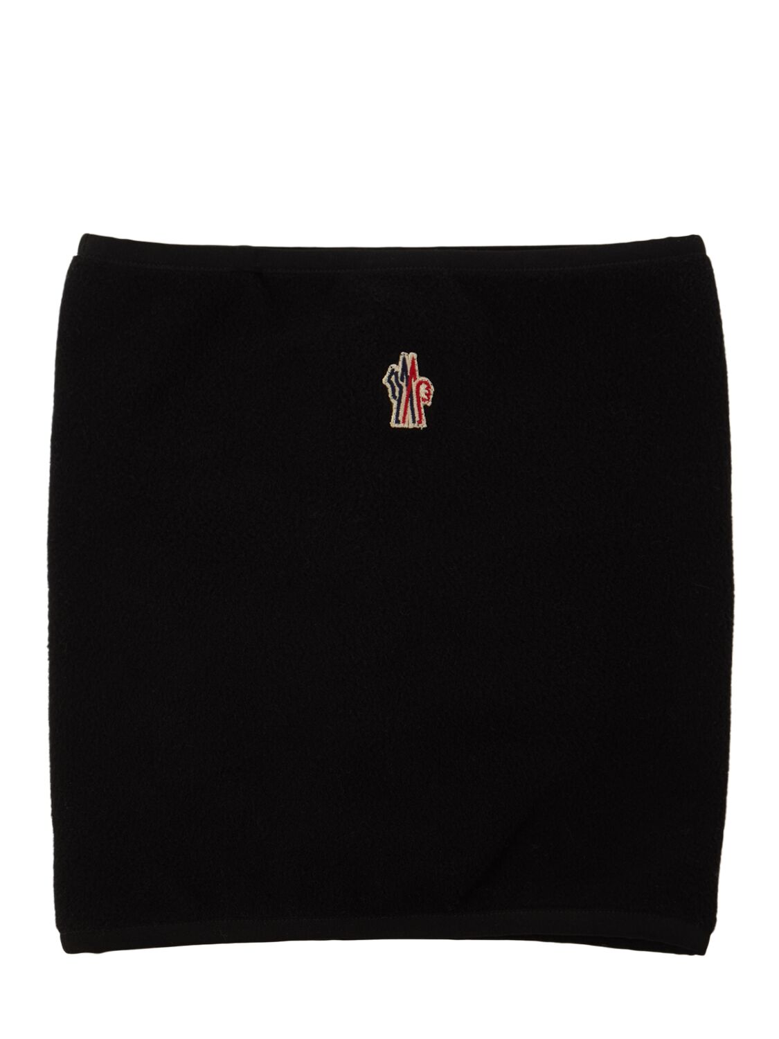 Moncler Stretch Tech Polar Fleece Neck Warmer In Black