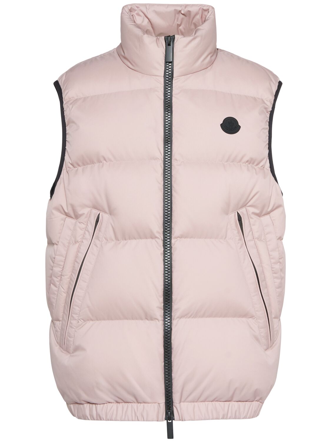 Shop Moncler Fedare Nylon Down Vest In Light Pink