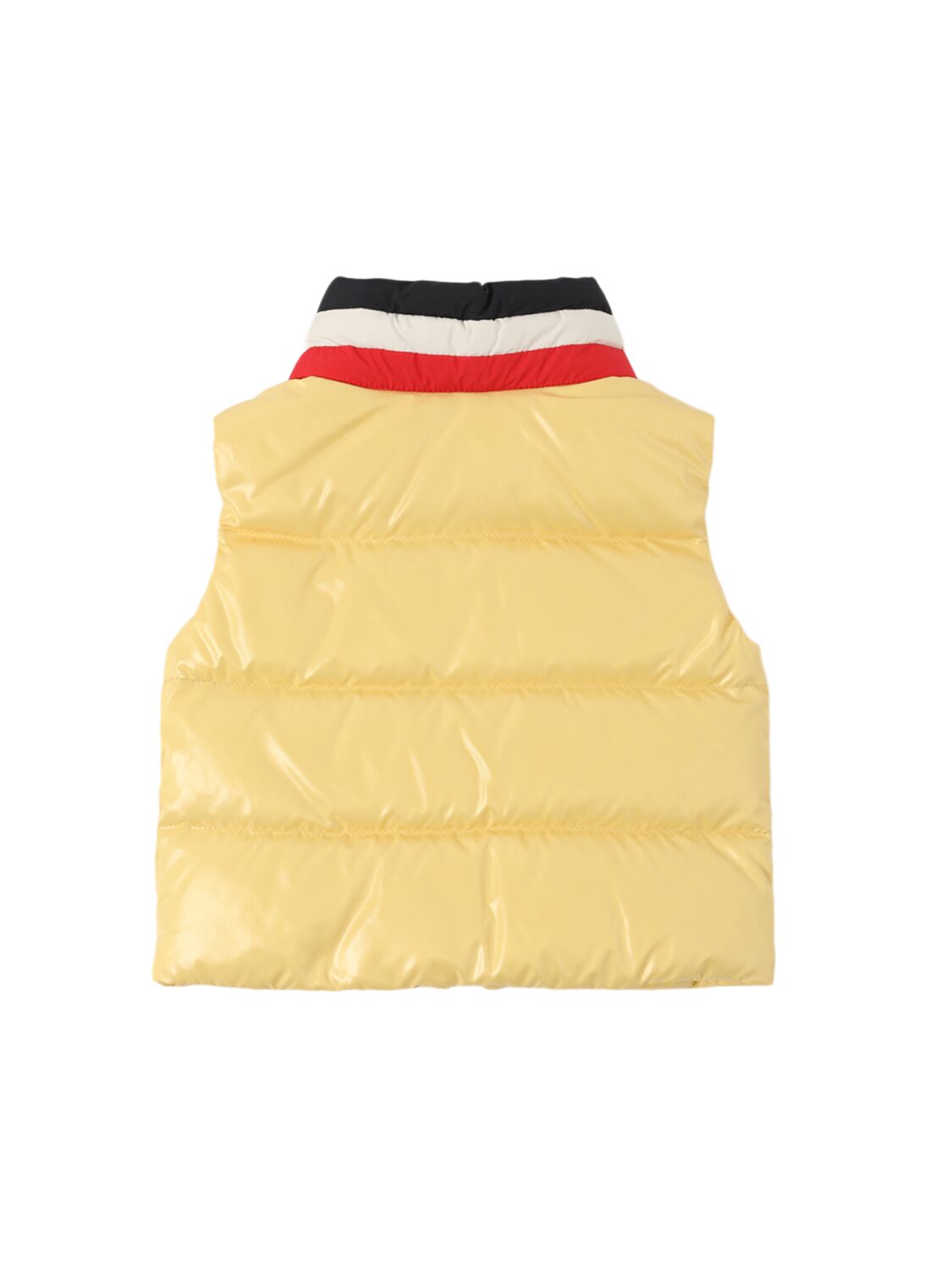 Shop Moncler Merab Nylon Down Vest In Yellow