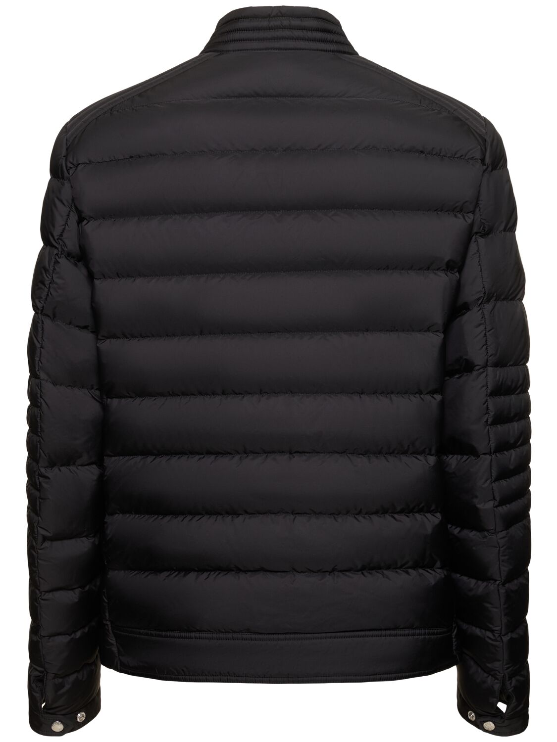 Shop Moncler Amiot Nylon Down Jacket In Black