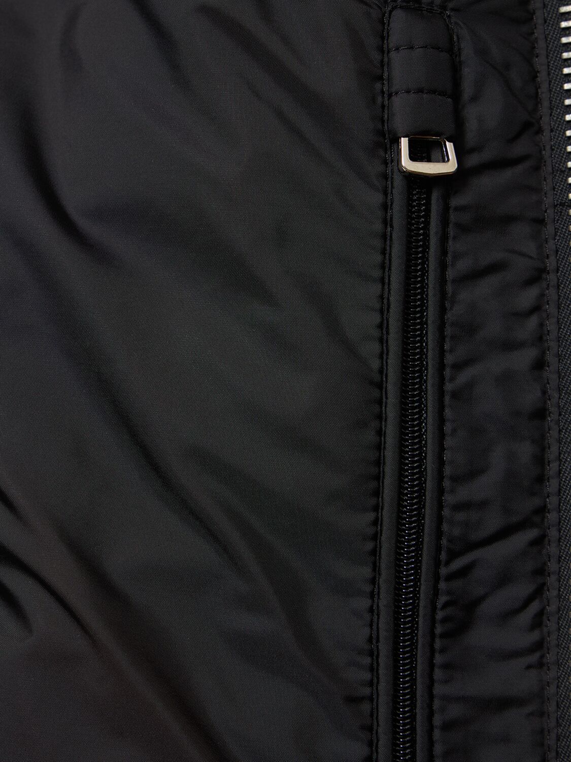 Shop Moncler Amiot Nylon Down Jacket In Black