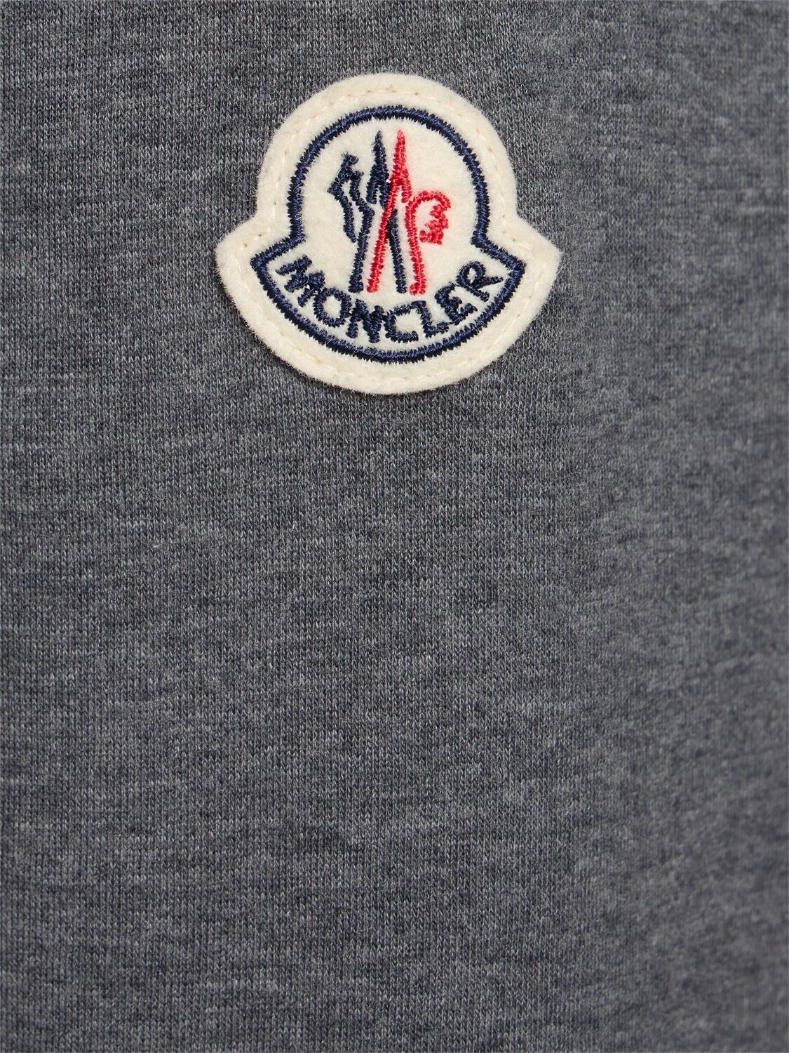 MONCLER LOGO LIGHT WEIGHT COTTON SWEATSHIRT 