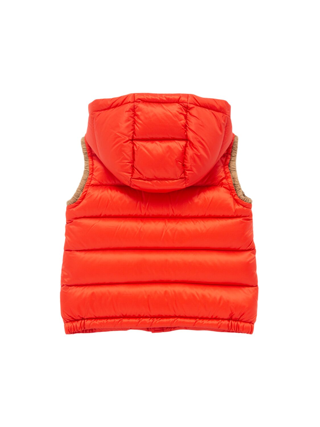 Shop Moncler Zibiah Nylon Down Vest In Orange