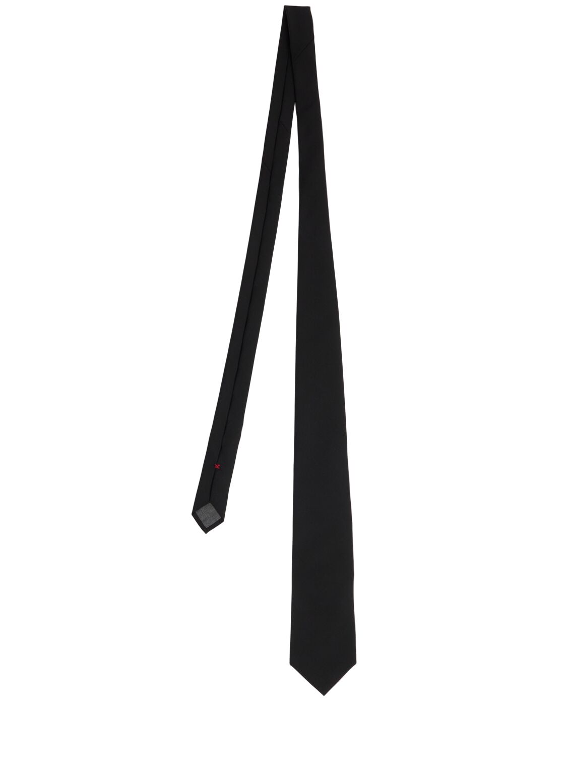 Brunello Cucinelli 120's Wool Tie In Black