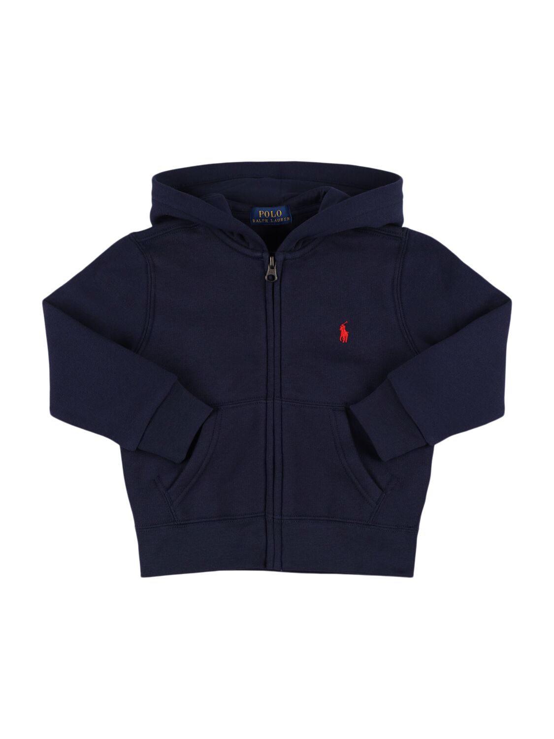 Polo Ralph Lauren Babies' Sweatshirt Aus Baumwolle Mit Logostickerei In Blue