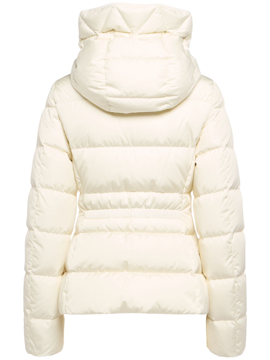 Shop Moncler Avoce Nylon Down Jacket In Off-white