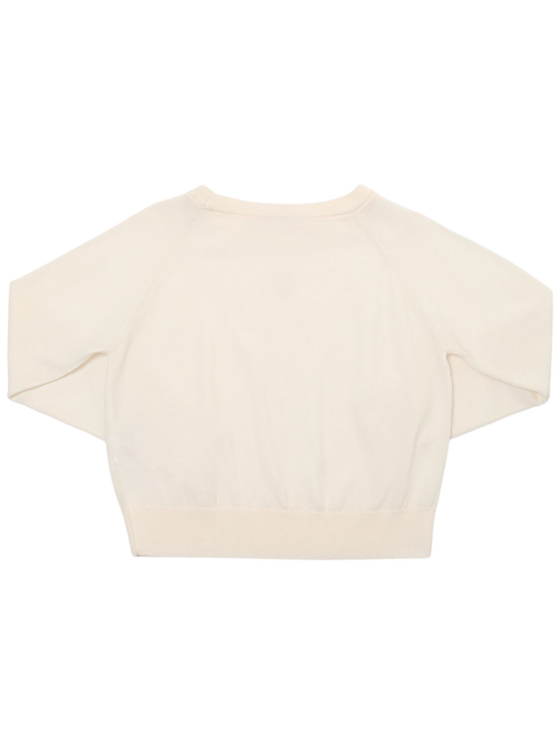 Max & Co Wool Knit Sweater In White