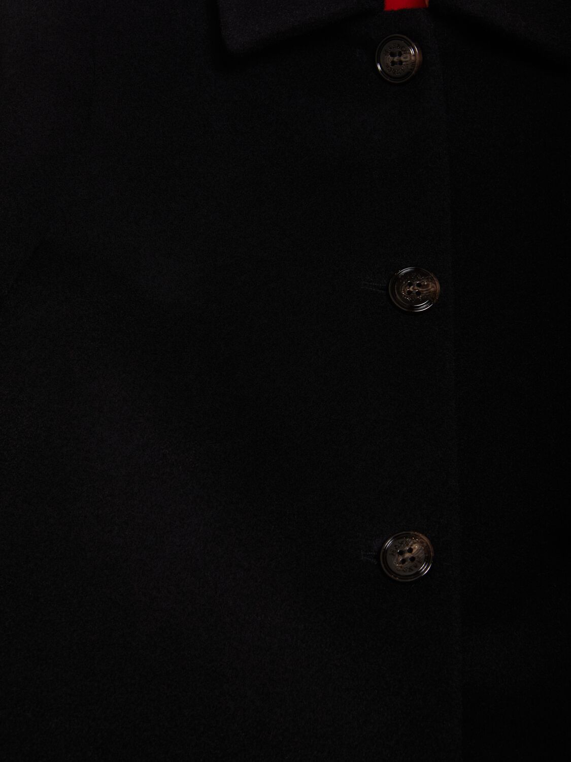 Max & Co Wool Cloth Coat In Black
