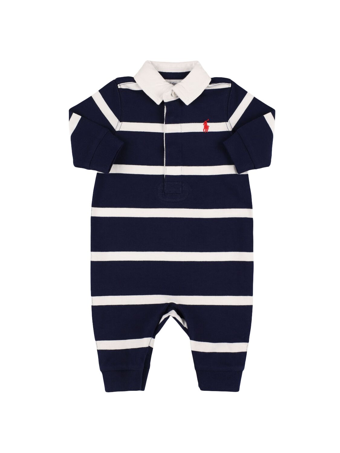 Polo Ralph Lauren Babies' Strampler Aus Baumwollinterlock In Burgundy