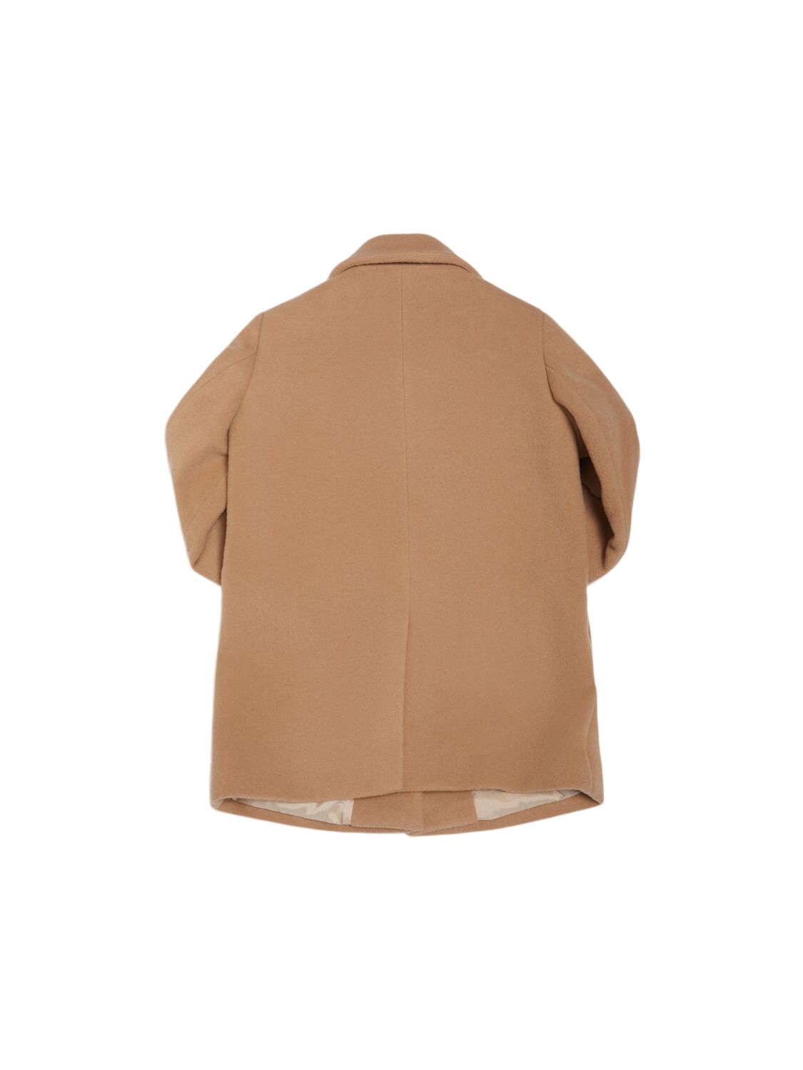 Max & Co Wool Cloth Coat In Beige