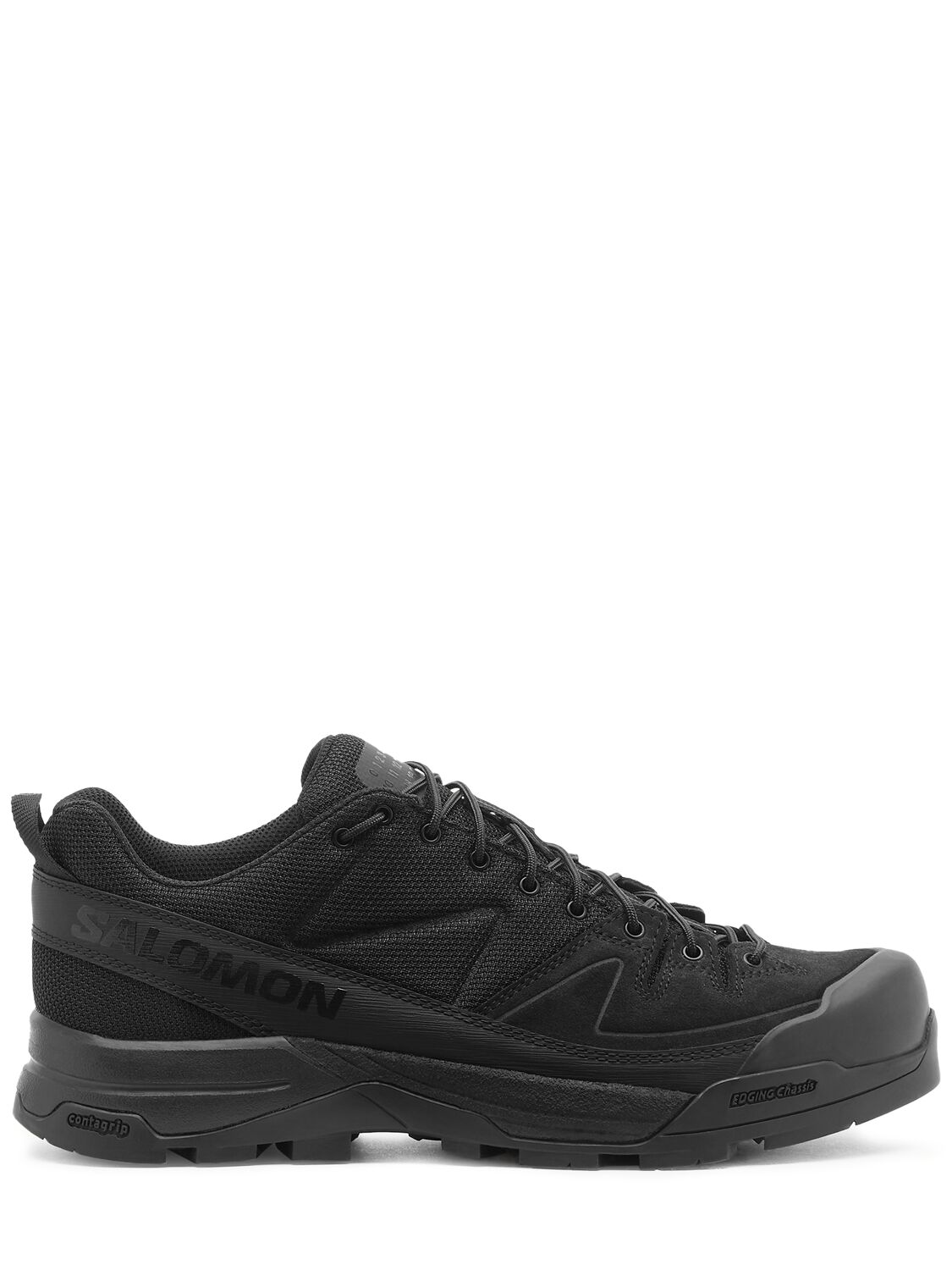 Shop Mm6 Maison Margiela Mm6 X Salomon X-alp Low Top Sneakers In Black