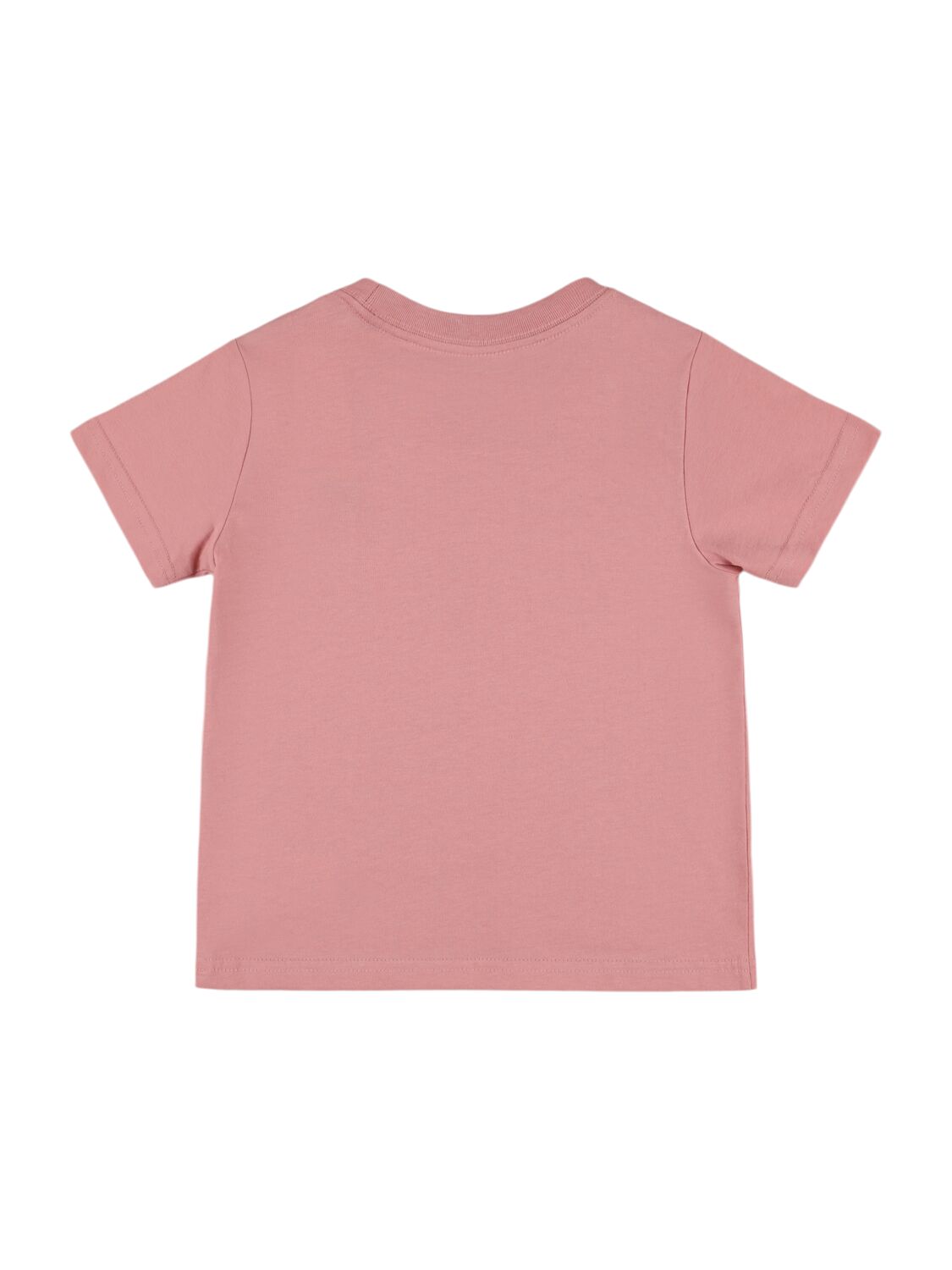 Shop Polo Ralph Lauren Logo Embroidery Cotton Jersey T-shirt In Rosa