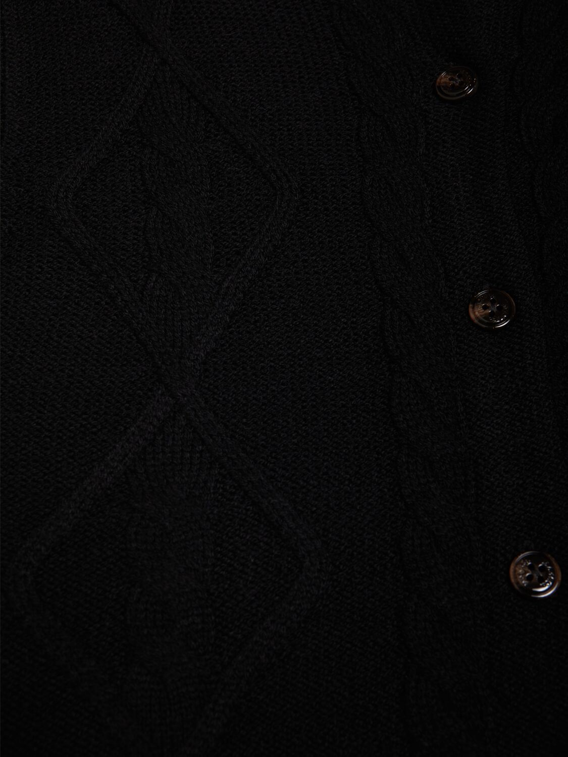 Shop Max & Co Wool Blend Knit Cardigan In Black