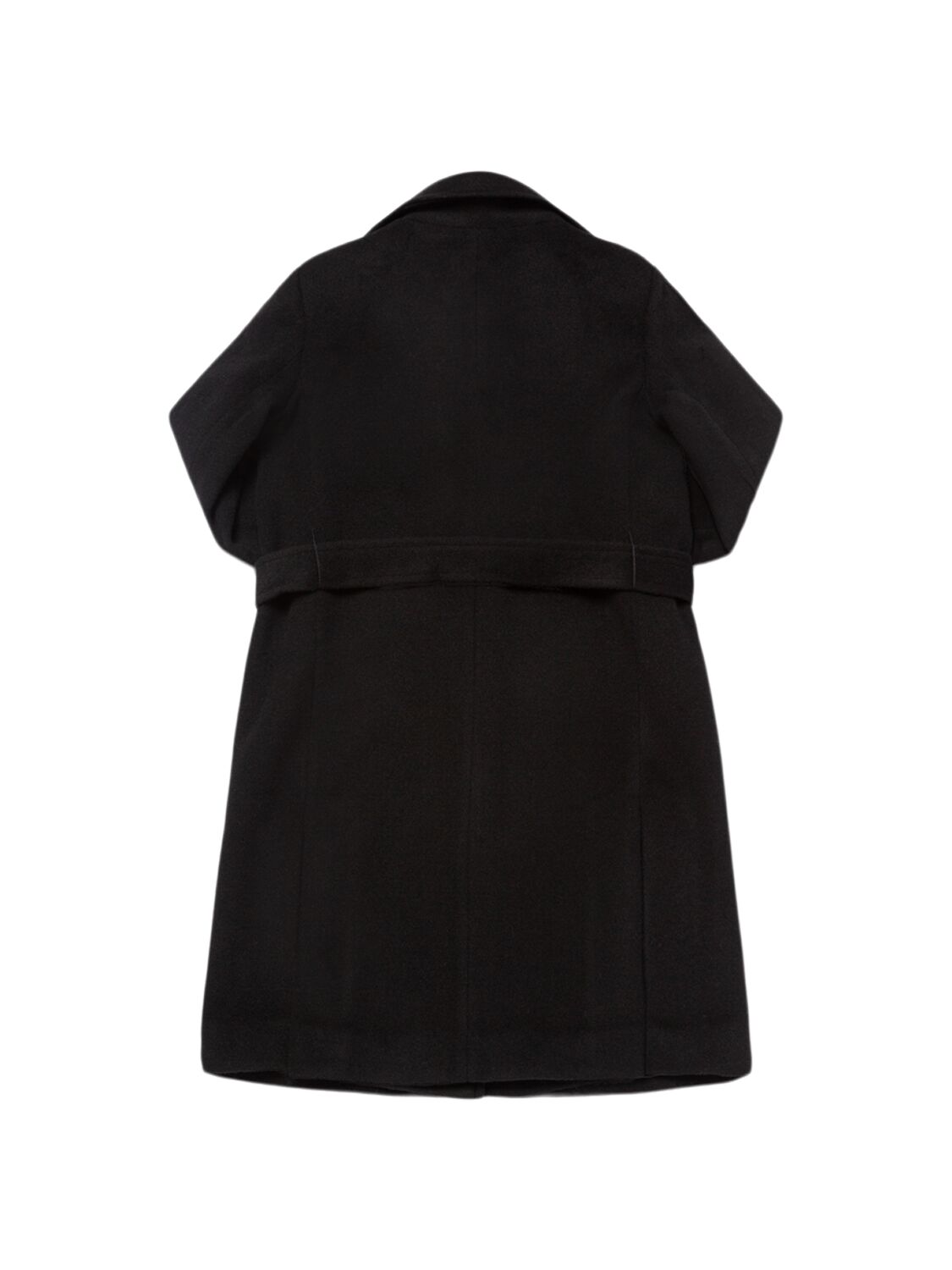 Shop Max & Co Belted Wool Coat In Black