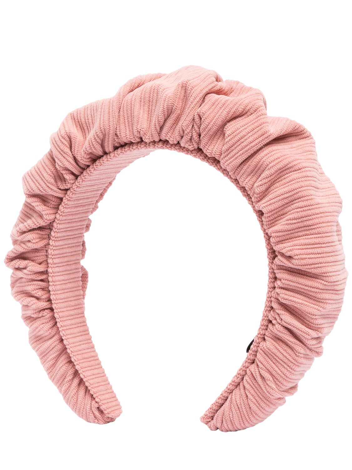 Max & Co Ruffled Poly Headband In Pink