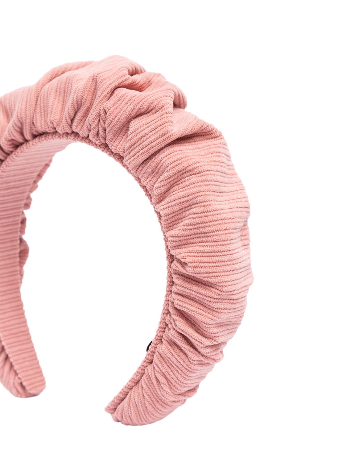 Max & Co Ruffled Poly Headband In Pink
