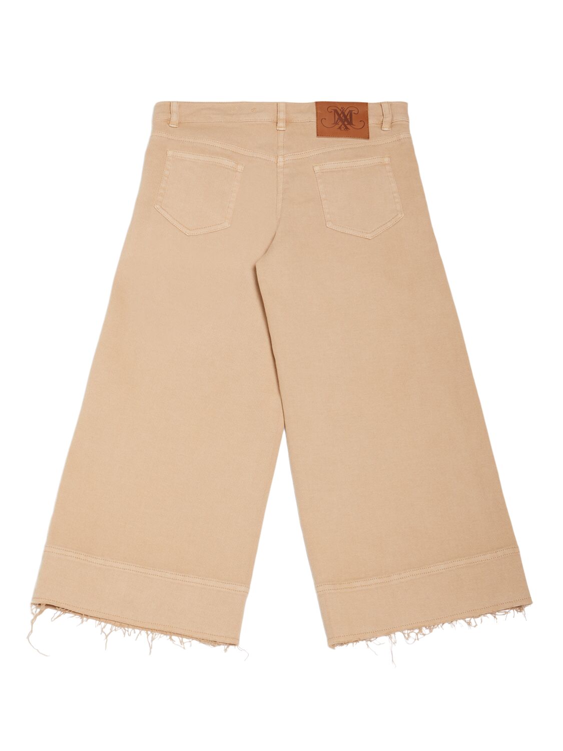 Shop Max & Co Stretch Cotton Pants In Beige