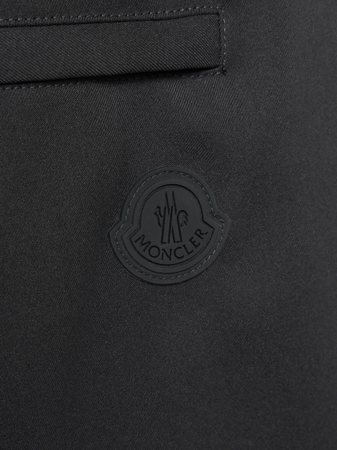 Shop Moncler Technical Tech Pants In Black