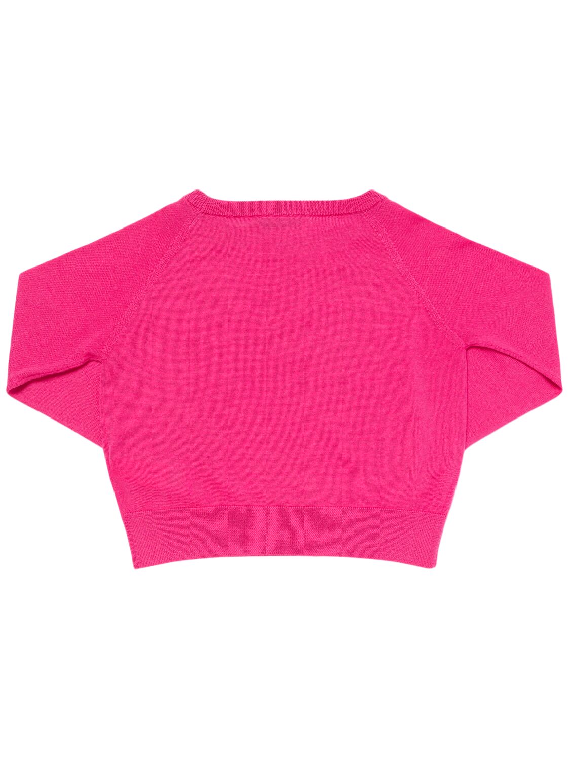 Max & Co Wool Knit Sweater In Fuchsia