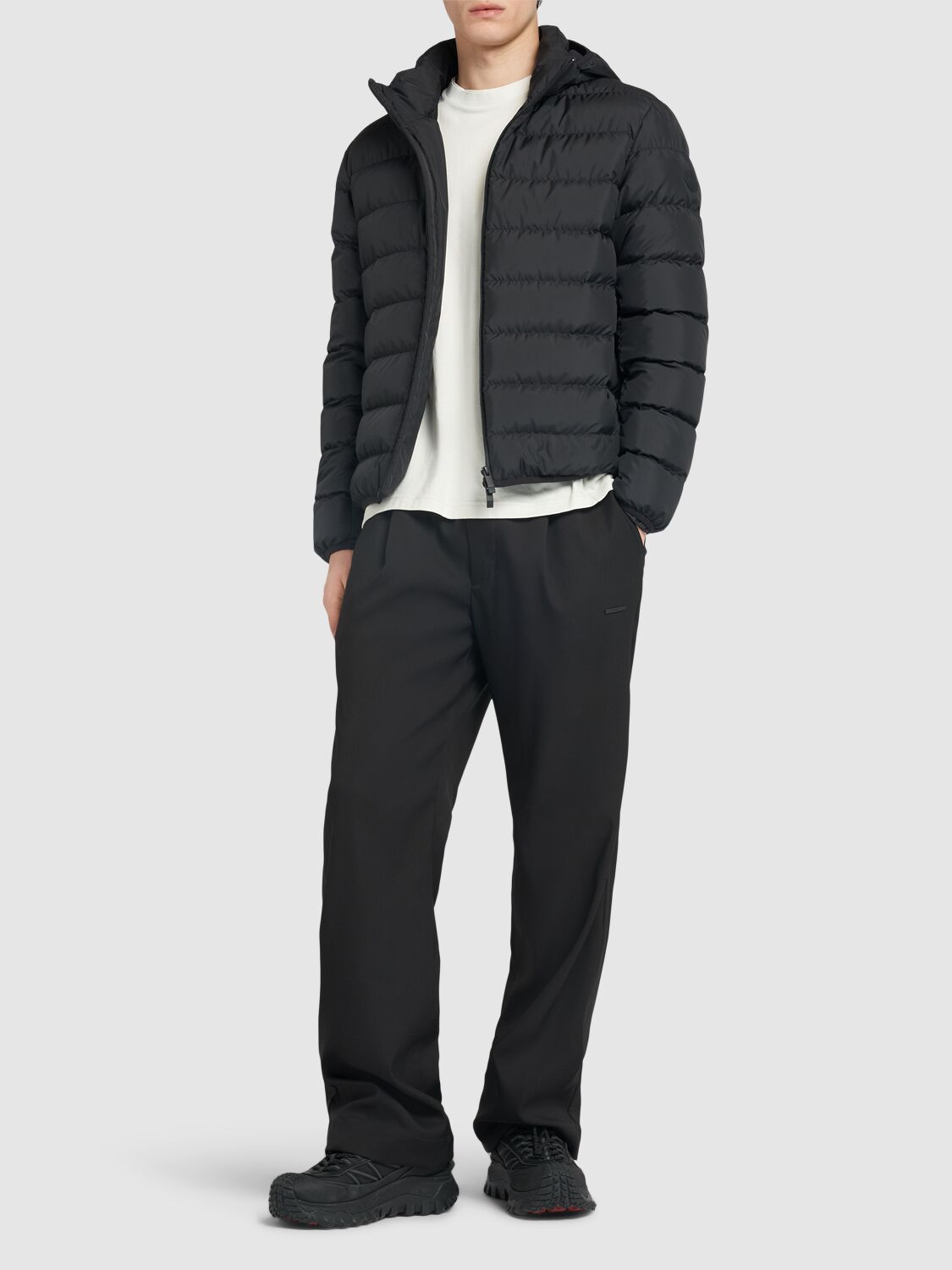 Shop Moncler Jeluz Tech Down Jacket In Black