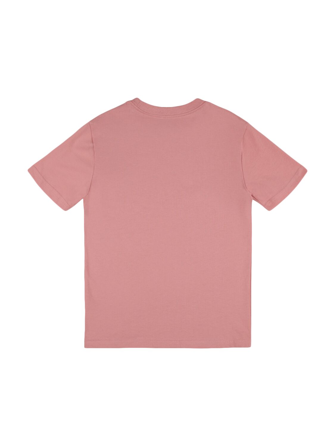 Shop Polo Ralph Lauren Logo Embroidery Cotton Jersey T-shirt In Rosa