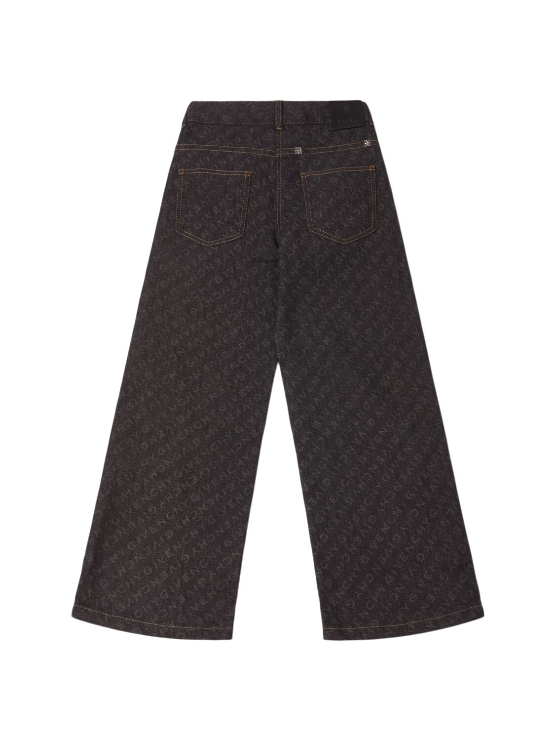Givenchy All Over Logo Denim Jeans In Blue