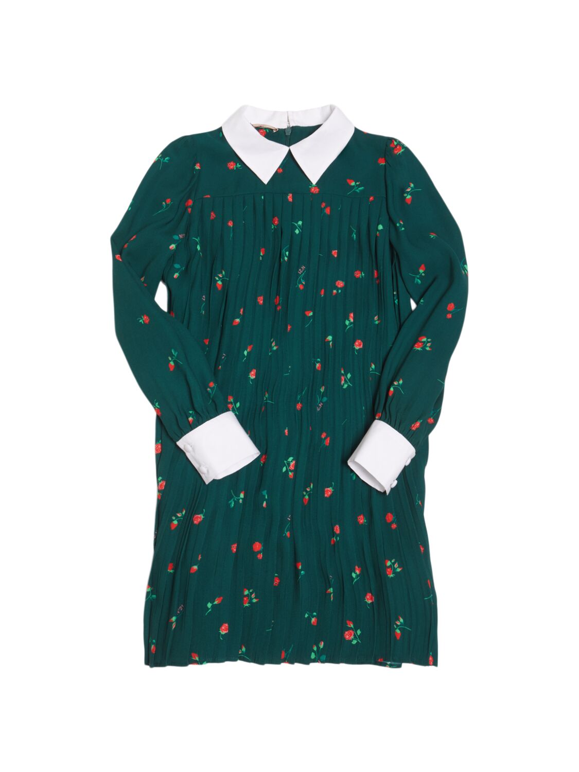 N°21 Printed Viscose Dress In Green/multi