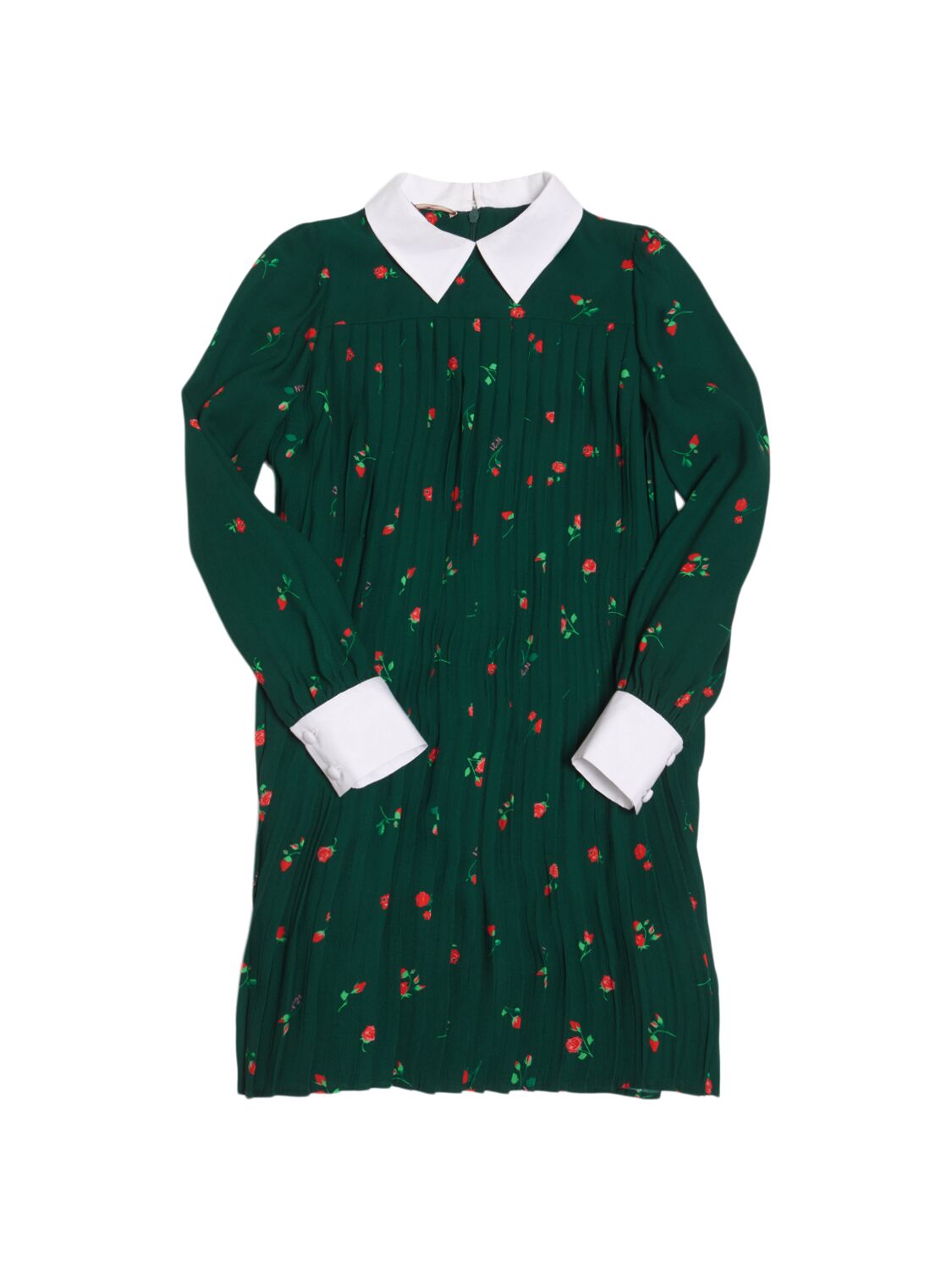 N°21 Printed Viscose Dress In Green/multi