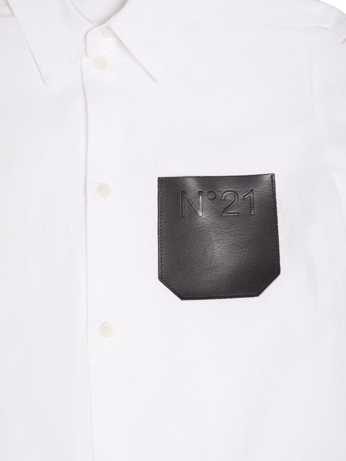 N°21 Cotton Poplin Shirt In White