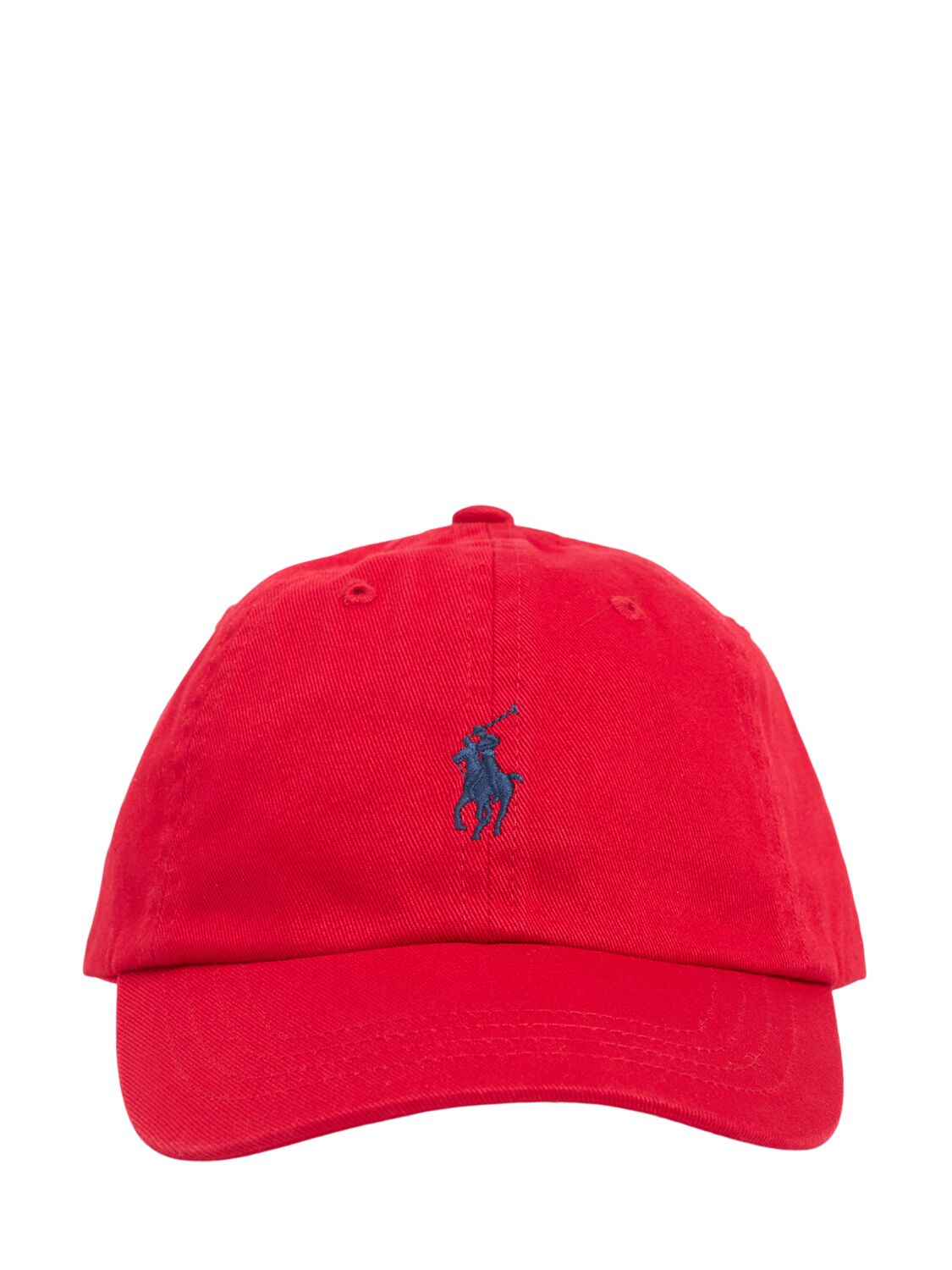 Polo Ralph Lauren Kids' Baseballkappe Aus Baumwollgabardine Mit Logo In Red