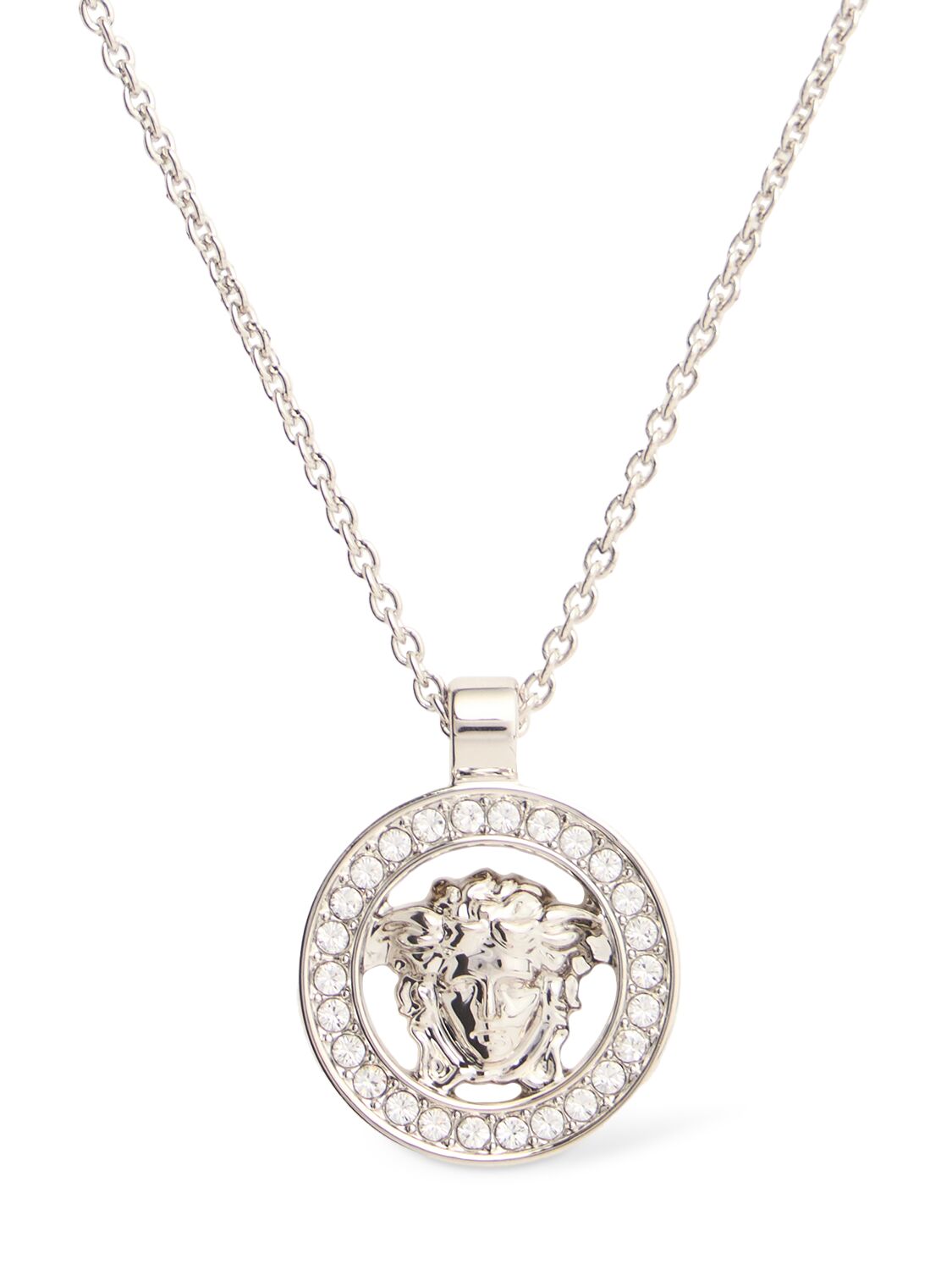 Versace Medusa '95 Pendant Necklace In Silver