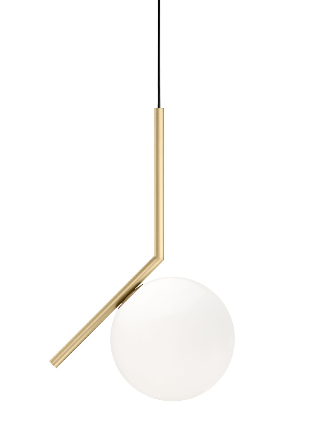 Flos Ic S1 Suspension Light In Gold