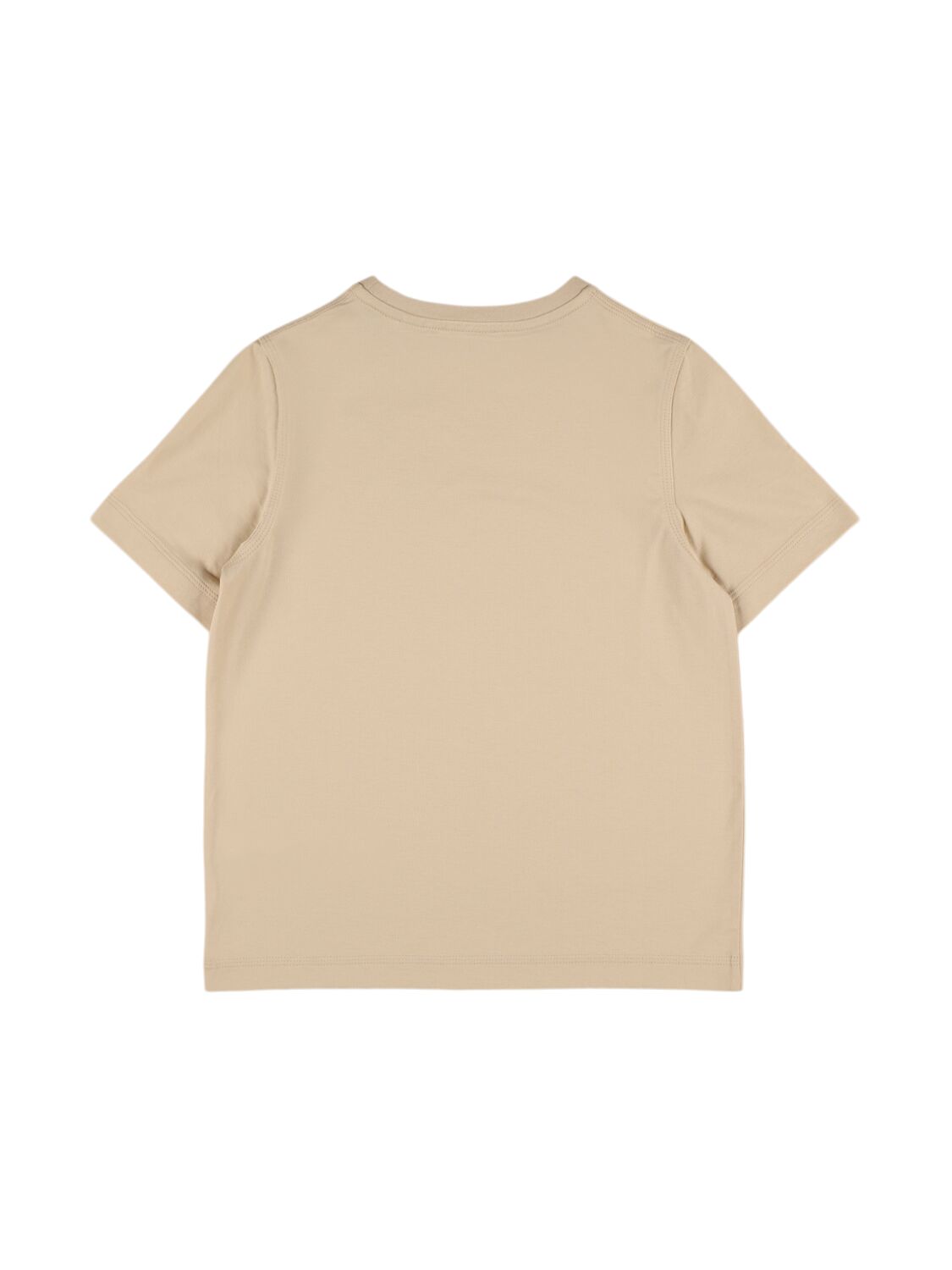 Shop Burberry Cotton Jersey T-shirt In Beige