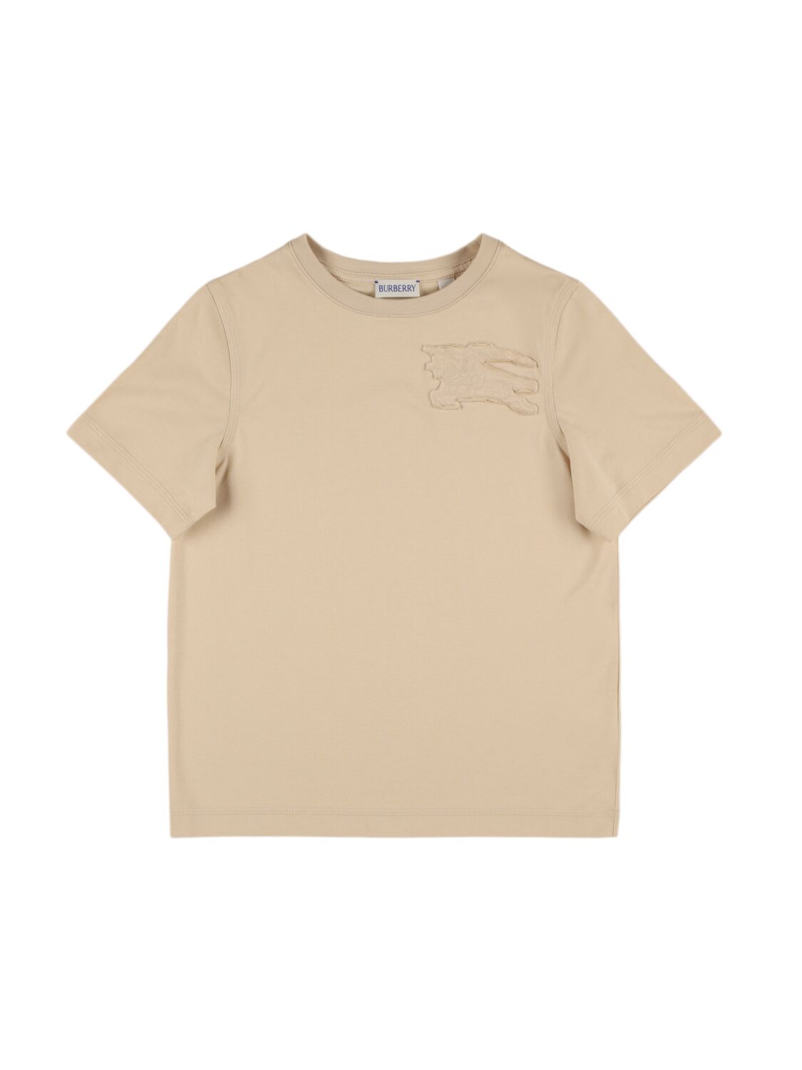 Burberry Kids' T-shirt Aus Baumwolljersey In Neutral