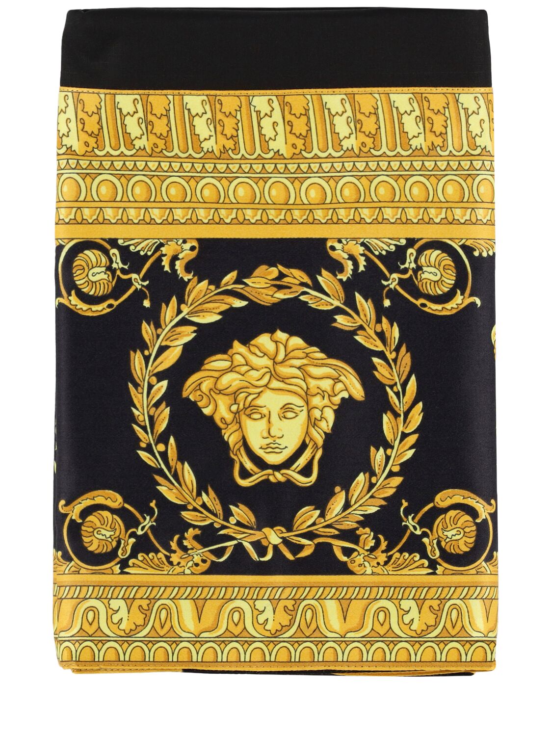 Versace Set Of 2 Barocco Pillow Cases In 黑色