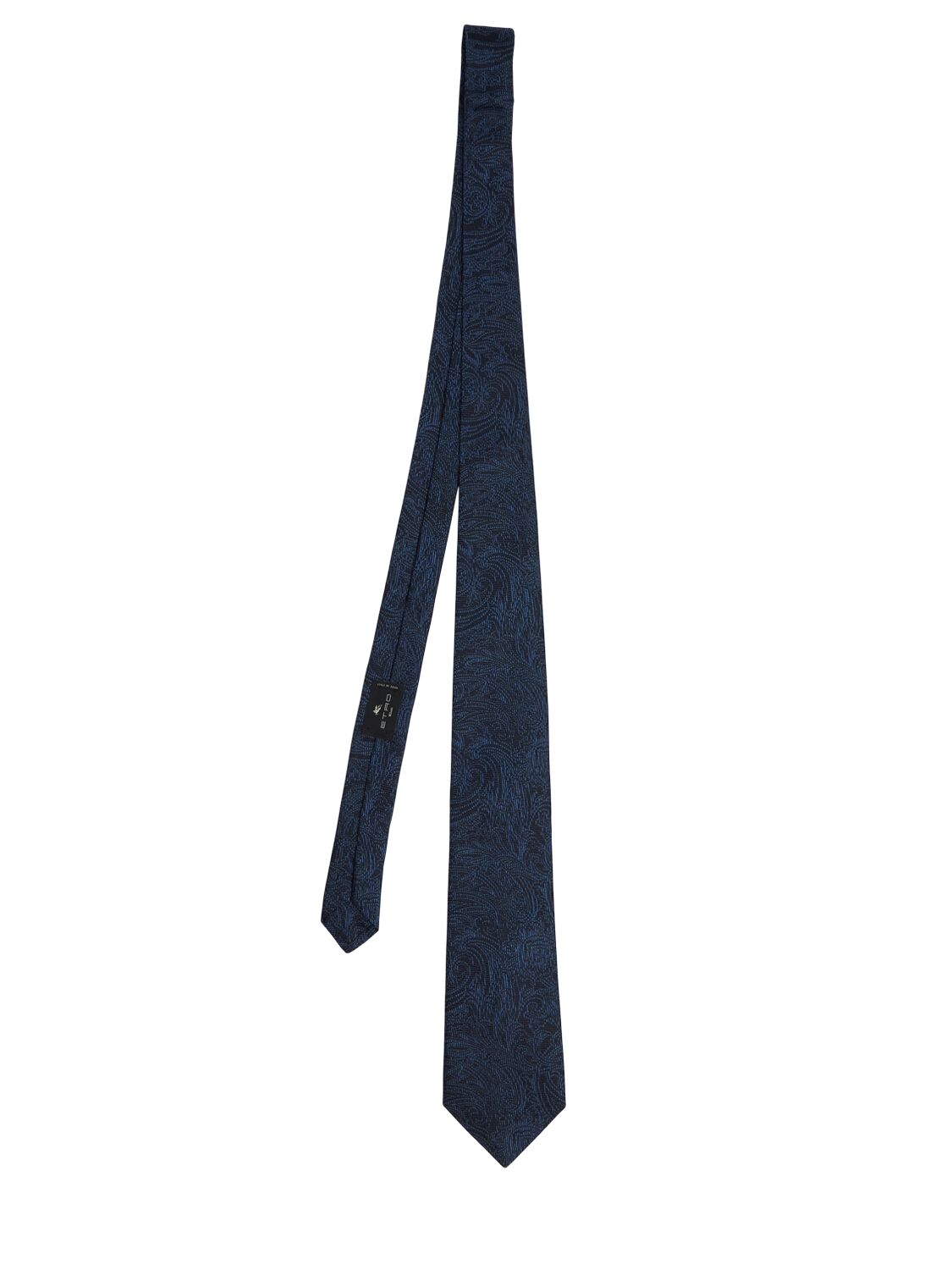 Etro 8cm Paisley Silk Tie In Blue