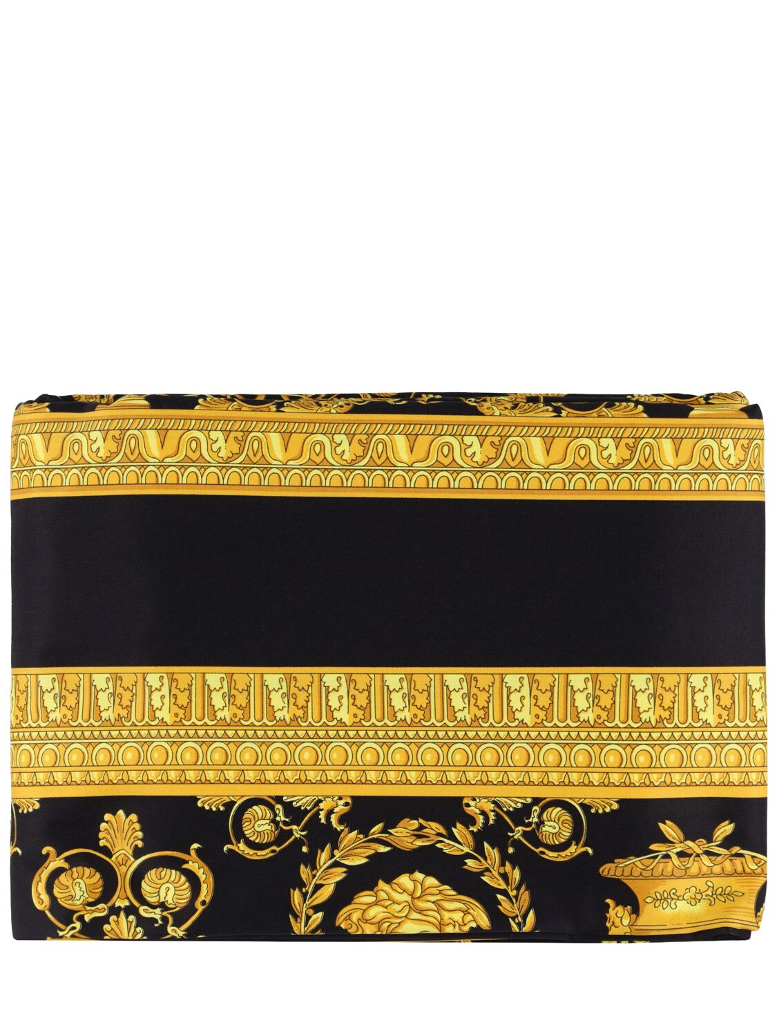 Versace Barocco Duvet Cover In 黑色/金色