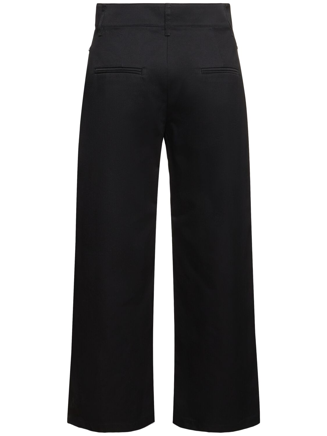 Shop 's Max Mara Milo Cotton Gabardine Wide Pants In Black