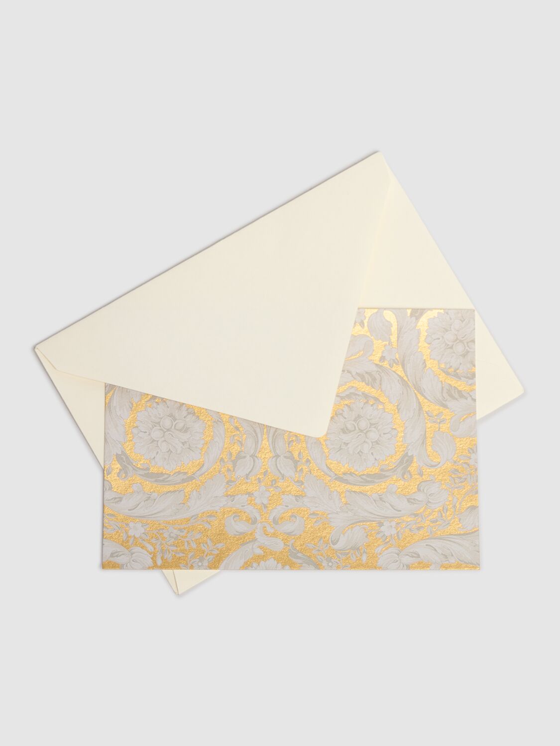 Versace Barocco Seal & Stationary Set In Gold