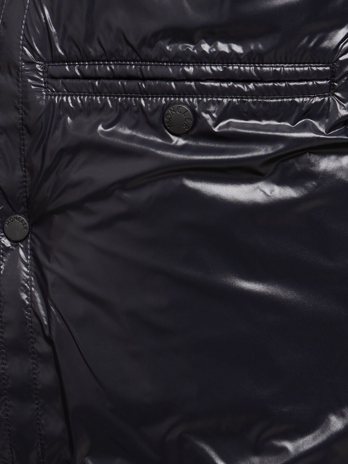 Shop Moncler Leste Light Weight Nylon Down Jacket In Black