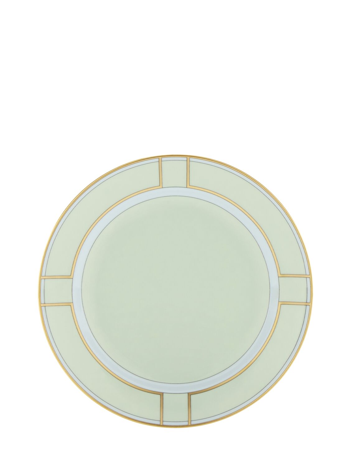 Ginori 1735 Porcelain Colonna Diva Verde Dessert Plate In Green