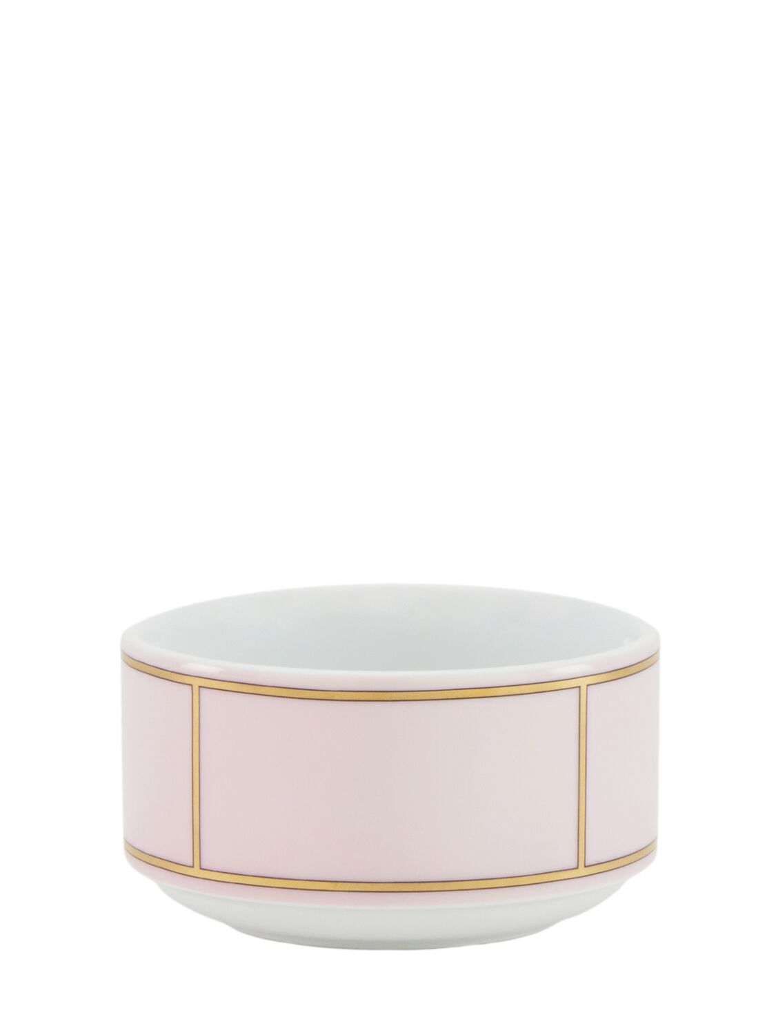 Ginori 1735 Porcelain Colonna Diva Rosa Small Bowl In Pink