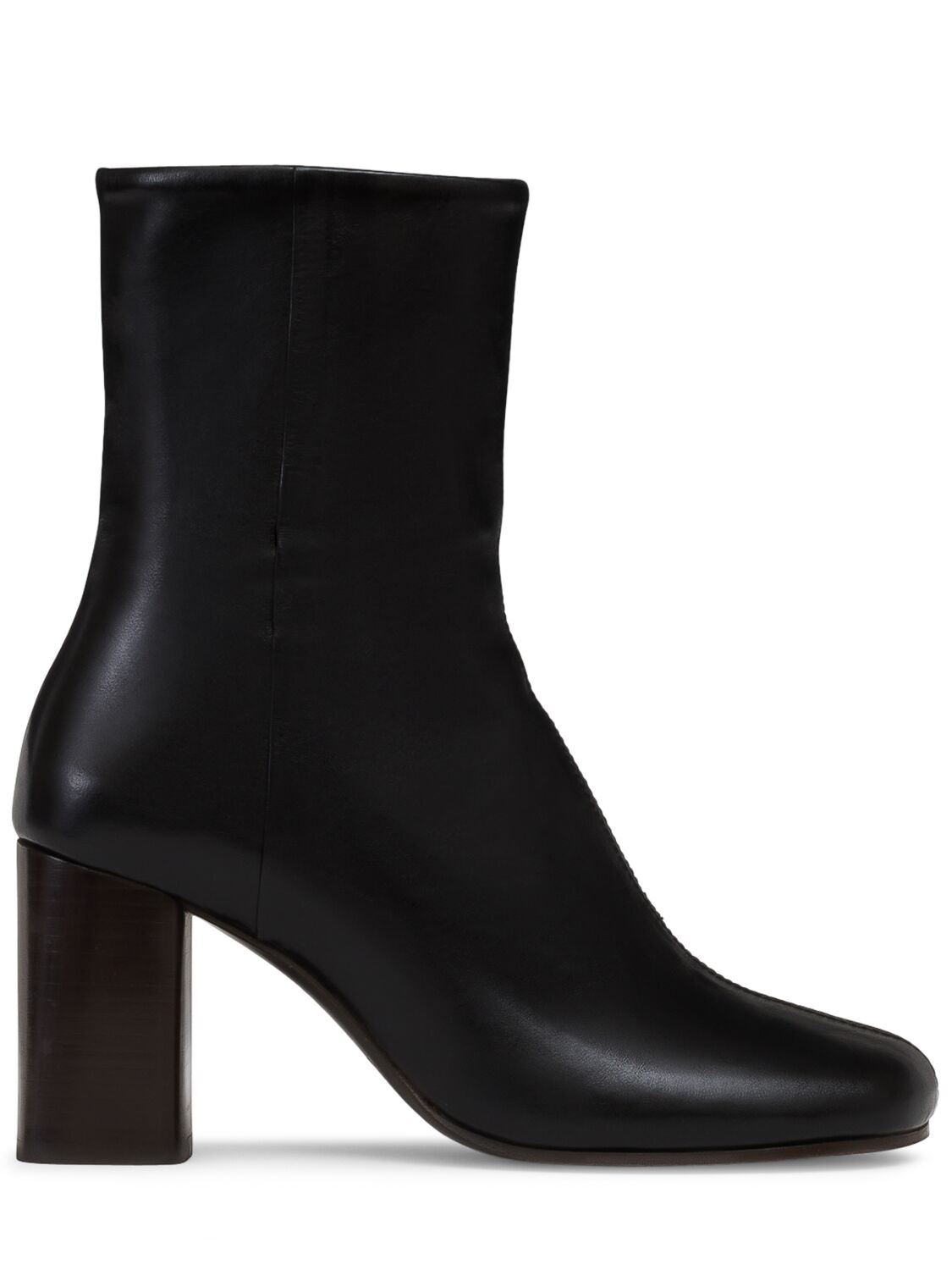 Lemaire 80mm Anatomic Leather Boots In Black