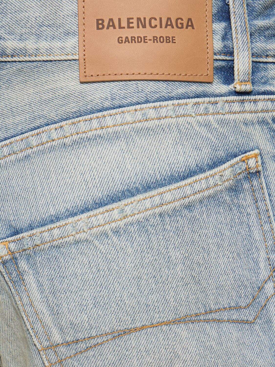 BALENCIAGA ANKLE CUT DENIM JEANS 