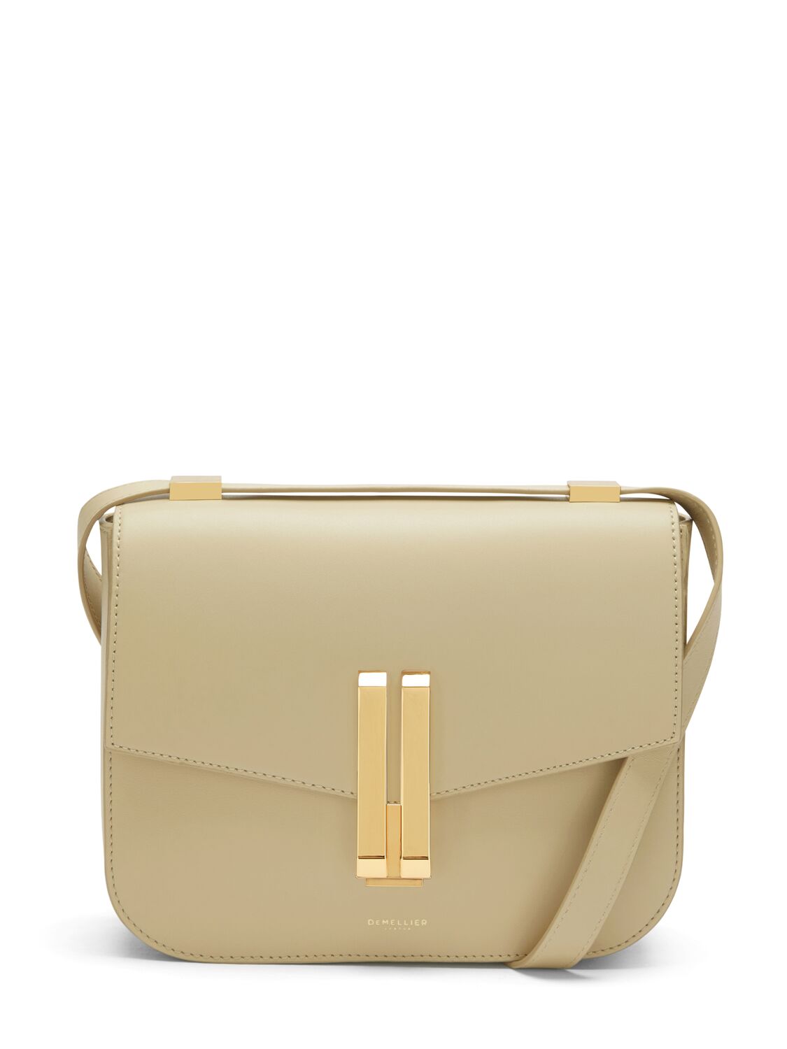 Demellier Vancouver Smooth Leather Bag In Sand Smooth