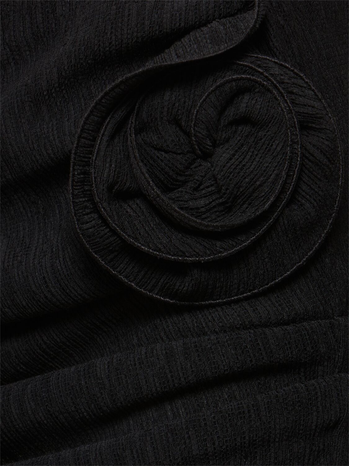Magda Butrym Minigonna Con Applicazione A Fiori In Black