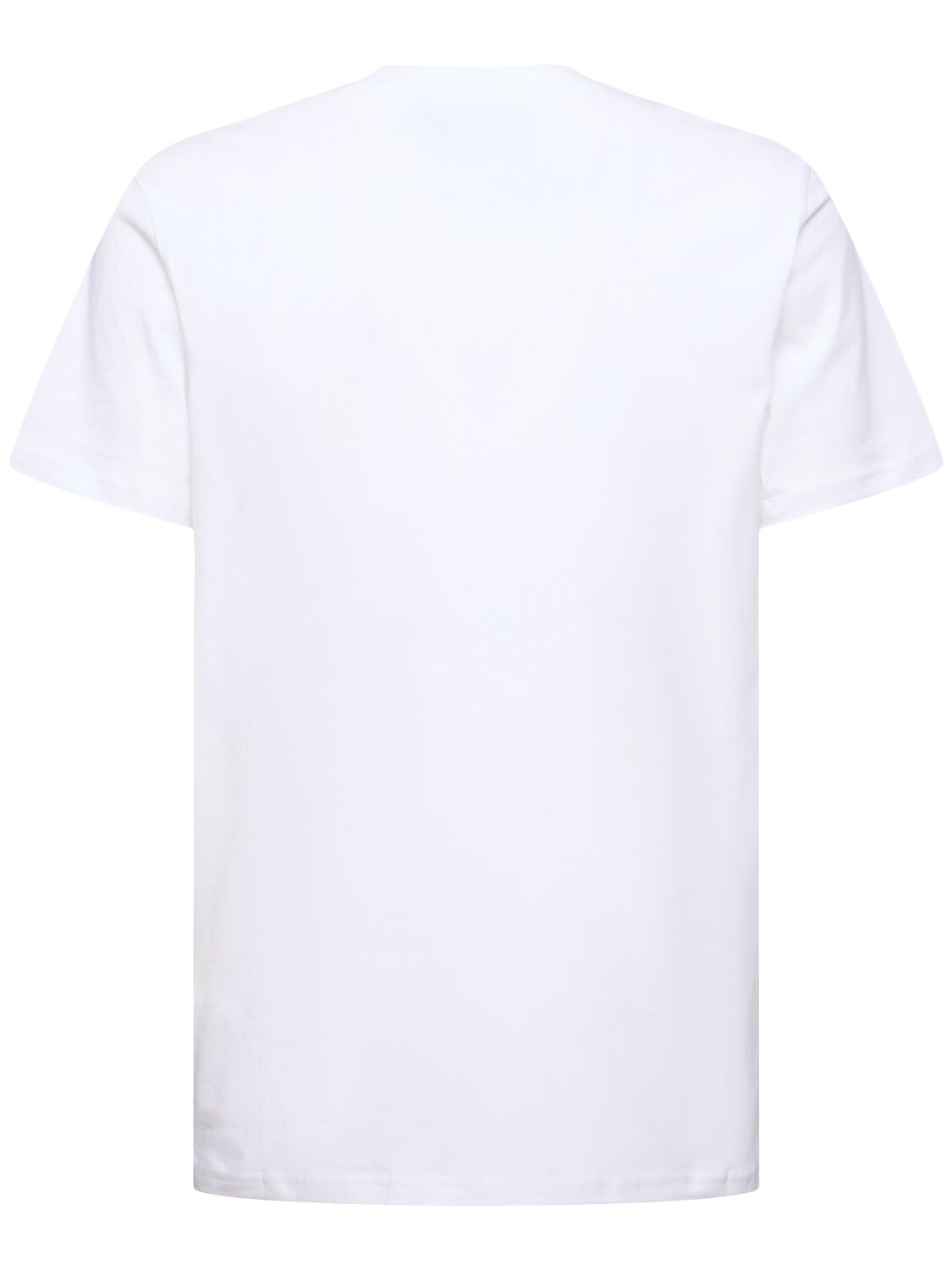 Shop Moschino Teddy Patch Short Sleeve T-shirt In White