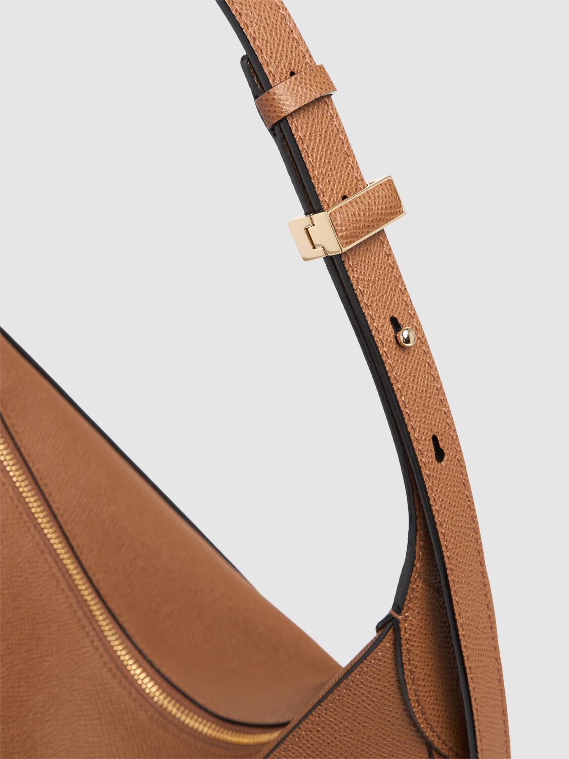 VALEXTRA SMALL VIVI LEATHER HOBO BAG 